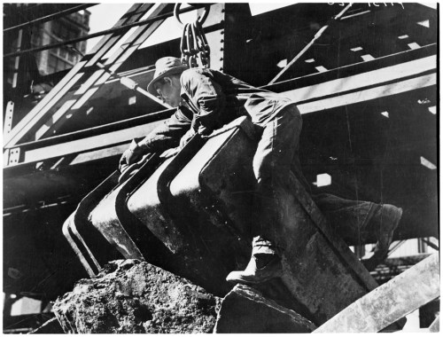 6th Avenue Subway Construction, 26th Street.