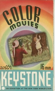 Color Movies with 16mm Keystone, 1939, in the 1939-1940 New York World's Fair Collection. Museum of the City of New York.