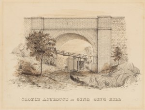 F. B. (Fayette Bartholomew) Tower. Croton Aqueduct at Sing Sing Kill. ca. 1842. Museum of the City Of New York. 02.35.10
