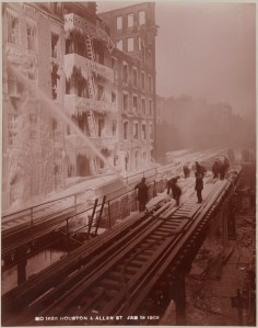 Manhattan Railway Company. Houston & Allen St. 1903. Museum of the City of New York. F2012.53.155D