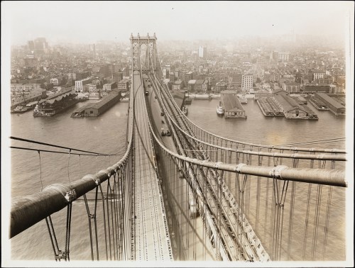 William Davis Hassler. Manhattan Bridge. ca. 1917. Museum of the City of New York. 01.35.1.81
