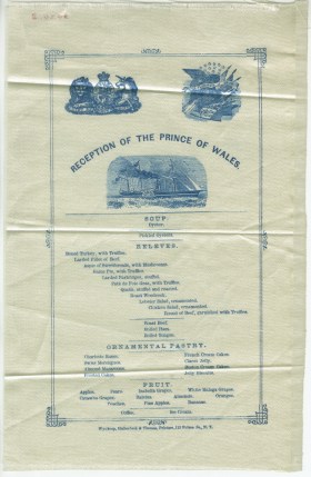 Reception of the Prince of Wales, 1860, in the Society Collection. Museum of the City of New York. 34.241.8.