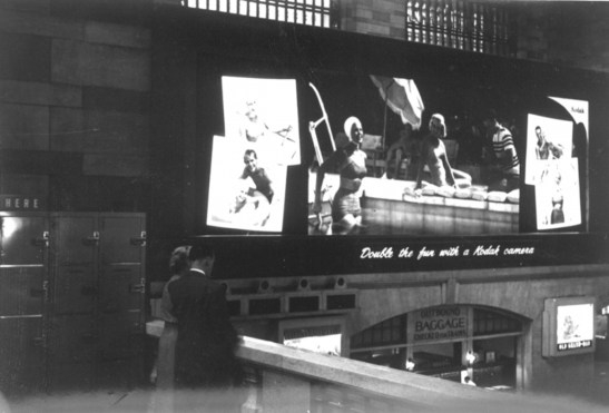 John Harry Lufbery. Kodachrome Ad, Grand Central Station, #2. 1947. Museum of the City of New York. 2004.18.5