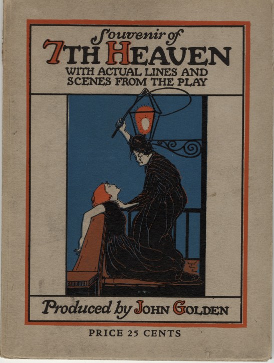 Souvenir program for Seventh Heaven, 1923. Museum of the City of New York. 79.80.38