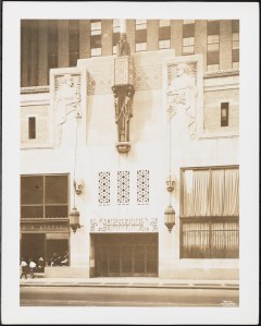 420 Lexington Avenue. Graybar Building, detail of middle entrance. 1927. Museum of the City of New York. X2010.7.2.2609