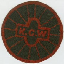 Kings County Wheelmen Sweater Patch, 1896, from the Collection on Sports.  Museum of the City of New York. 49.300.2.