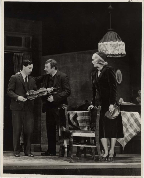 Unknown. [Scene at the Bonaparte's home in Golden Boy] 1937. Museum of the City of New York. 68.80.1641.