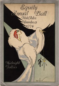Program. Equity Annual Ball, 1924. Museum of the City of New York. F2013.50.1