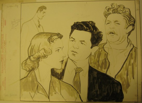 William Auerbach-Levy. [[Lee J. Cobb, John Garfield, Joseph Wiseman, Bette ] 1952. Museum of the City of New York. 64.100.1717.
