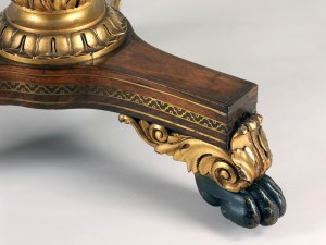 Courtesy, Winterthur Museum, Center Table, Detail, Bequest of Henry Francis du Pont, 1957.944