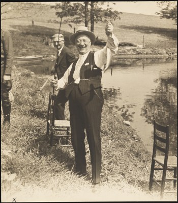 Al Smith fishing. c1933. Museum of the City of New York. 45.117.132