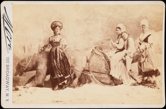 Mrs. Frederic Rhinelander Jones (Mary Cadwalader Rawle), Mrs. Francis C. Barlow, Miss Strong and Miss Sandy[?]. ca, 1875. Museum of the City of New York. F2012.58.1458.