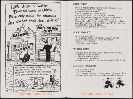Excerpt from Mixed Company, a Book of Choice Recipes from Brook's, ca. 1930.  Museum of the City of New York. 56.71.73.