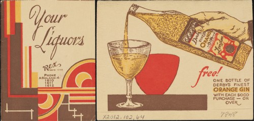 Cover of Rex's priocelist, ca. 1930, in the Collection on Nightlife. Museum of the City of New York. X2012.102.64.