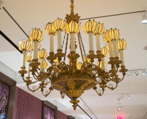 Chandelier after conservation