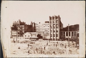 Photograph taken for the John Stephenson Company by unknown  photographer. Factory John Stephenson Company factory at 47 East 27th Street. ca. 1889. Museum of the City of New York. 44.295.453