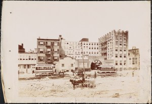 Photograph taken for the John Stephenson Company by unknown photographer. Factory John Stephenson Company Factory at 47 East 27th Street. 1889. Museum of the City of New York. 44.295.454