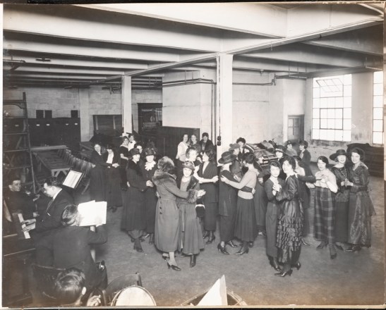 Morse Dry Dock and Repair Company. Employees Association of Morse Dry Dock and Repair Co. [Women dancing at noon hour.]. 1920. Museum of the City of New York. F2013.133.30.
