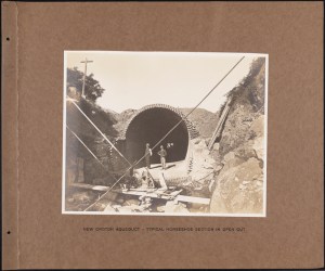 Photographer unknown. New Croton Aqueduct - Typical Horseshoe Section in Open Cut Croton System. 1885-1893. Museum of the City of New York. 42.172.101