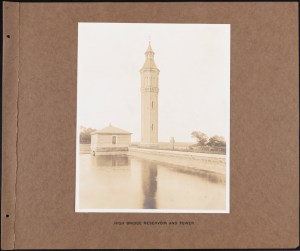 Photographer unknown. High Bridge Reservoir and Tower Croton System. ca. 1880-1895. Museum of the City of New York. 42.172.106