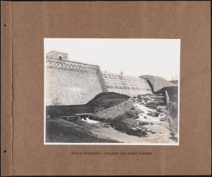 Photographer unknown. Titicus Reservoir - Spillway and Waste Channel Croton System. ca. 1900. Museum of the City of New York. 42.172.86