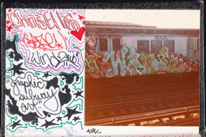 Christopher (DAZE) Ellis (1962-). Inside back cover of DAZE's black book. ca. 1981. Museum of the City of New York. 94.114.263.220