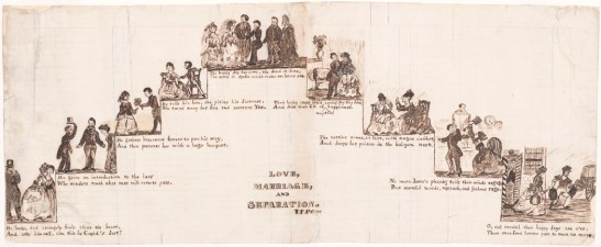  F. (Fanny) Palmer (1812-1876).  Love, Marriage and Separation.  Museum of the City of New York. X2012.5.34.