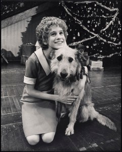 Sarah Jessica Parker as Annie with Sandy the dog in Martin Charnin's Annie. Museum of the City of New York, 79.56.5.