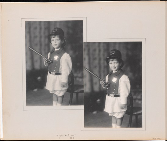 Unknown photographer. 4 Years & 3 Mo. 1907 [The first six years of William B. Leeds.] 1907. Museum of the City of New York. 89.3.1.36.