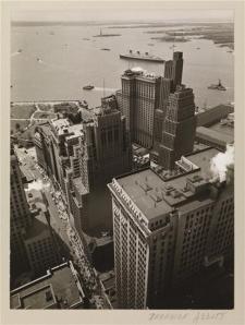 Berenice Abbott (1898-1991). Broadway to the Battery, May 4, 1938. Museum of the City of New York. 40.140.16