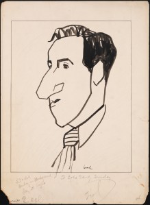 William Auerbach-Levy. Jimmy Durante. 1925-1950. Museum of the City of New York. 64.100.145
