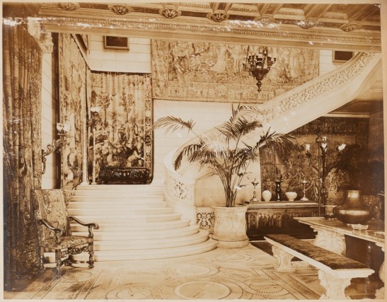 Unknown photographer. [William C. Whitney Residence. 68th St. & 5th Ave., N.Y.C. Entrance hall.] ca. 1915-1930. Museum of the City of New York. X2013.139.71A