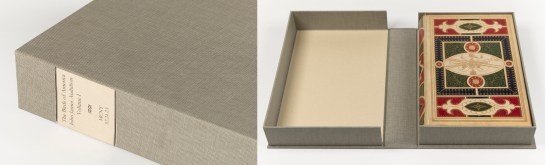 Custom clamshell housing for Birds of America, by John James Audubon, 1844. Volume I. Museum of the City of New York. 52.24.2A.