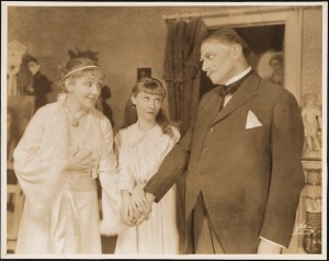 White Studio (New York, N.Y.). Laurette Taylor as Mrs. Grey, Peg Entwistle as Amy Grey, and Charles Dalton as Colonel Grey in "Alice Sit-by-the-Fire". 1932. Museum of the City of New York. F2013.41.94