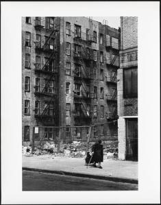 She had been left behind when her family and friends moved out of the neighborhood, Mel Rosenthal, 1976-1982. Museum of the City of New York. 2013.12.8