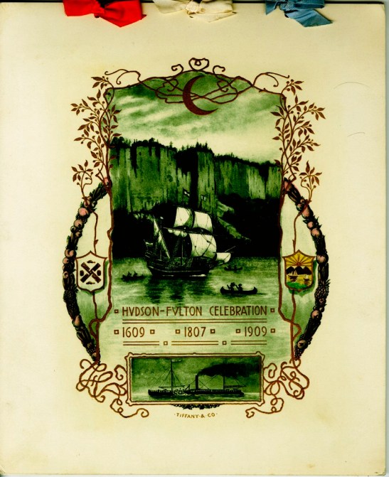 Program for the Hudson Fulton Celebration, 1909, in the Collection on Civic Events.  Museum of the City of New York, 34.505.22.
