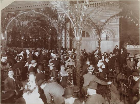 Byron Company (New York, N.Y.) Roof Garden - American Roof Garden 1898 Eighth Ave at 42nd Street S.E. Cor. 1898. Museum of the City of New York, 93.1.1.18358.