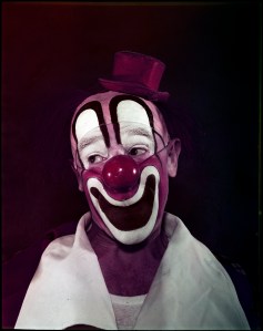 Stanley Kubrick for Look magazine. Circus Story: Clown. 1948. Museum of the City of New York. X2011.4.11376.1