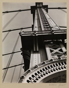 Berenice Abbott (1898-1991). Manhattan Bridge, Looking Up, 1936. Museum of the City of New York, 49.282.115.