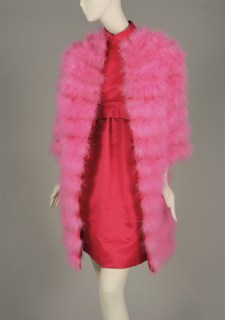 Geoffrey Beene (1924-2004). Evening ensemble, "American Beauty Rose," 1967. Museum of the City of New York, 67.131AB.