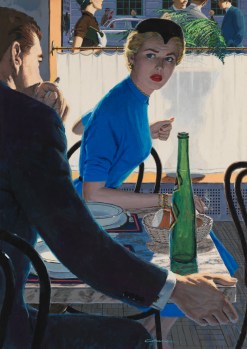 Illustration for "Strictly Respectable" in Redbook, August 1953. Gouache on illustration board © Mac Conner. Courtesy of the artist