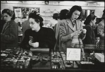 Stanley Kubrick for LOOK magazine, 1947. The 5 and 10 [Women shopping at Woolworth's.]