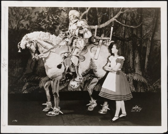 [Howard Da Silva as the White Knight and Josephine Hutchinson as