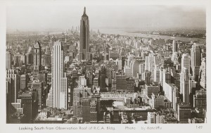 Ratcliffe. Produced by Foto Seal Co., Looking South from Observation Roof of R.C.A. Building, ca. 1955. Museum of the City of New York, F2011.33.1151.