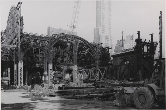 Demolition of Pennyslvania Station, 1964-65: Museum of the City of New York, Gift of Aaron Rose