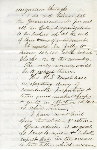 Letter from Frederick Man to Albion P. Man, May 9, 1865, in the Letters Collection. Museum of the City of New York, 42.220.52.