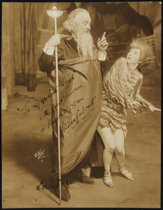 White Studio. [Louis Calvert as Prospero and Fania Marinoff as Ariel.] 1916. Museum of the City of New York. 42.76.16.