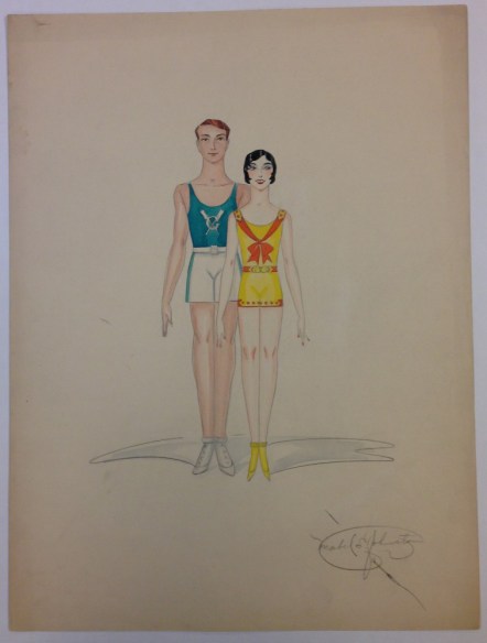 Mabel E. Johnston. [Unidentified production.] ca. 1925. Museum of the City of New York. Mabel E. Johnston drawings.