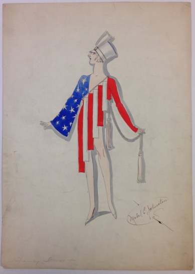 Mabel E. Johnston. [Unidentified production.] ca. 1925. Museum of the City of New York. Mabel E. Johnston drawings.