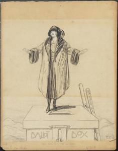 “The End of the Climb”, 1920, Rollin Kirby (1875-1952), Graphite Pencil. Gift of Mr. Rollin Kirby, 43.366.660